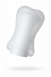 Мастурбатор TOYFA A-Toys Pocket Stripy, TPR, белый, 7,8 см (растягивается до 30 см)